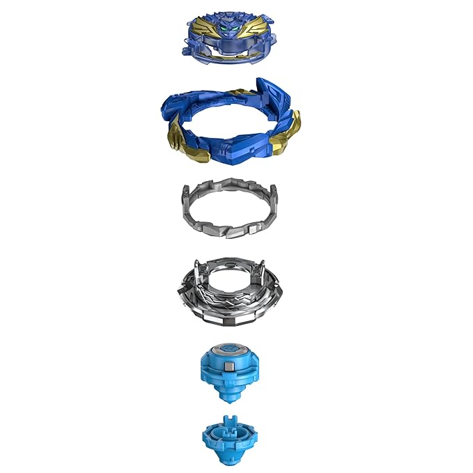 Beyblade Burst QuadDrive Salvage Valtryek V7 Spinning Top Starter Pack Battling Game Top Toy with Launcher