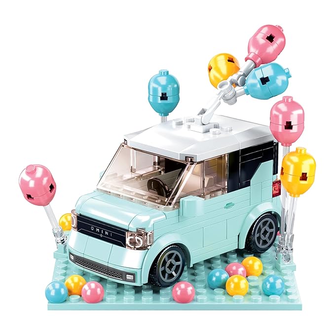 Sluban Mini Handcraft-Mini Car 236 pcs Building Blocks Kit for Girls Aged 8 Years(+) Creative Construction Set Educational STEM Toy, Blocks Compatible with Other Leading Brands, BIS Certified.