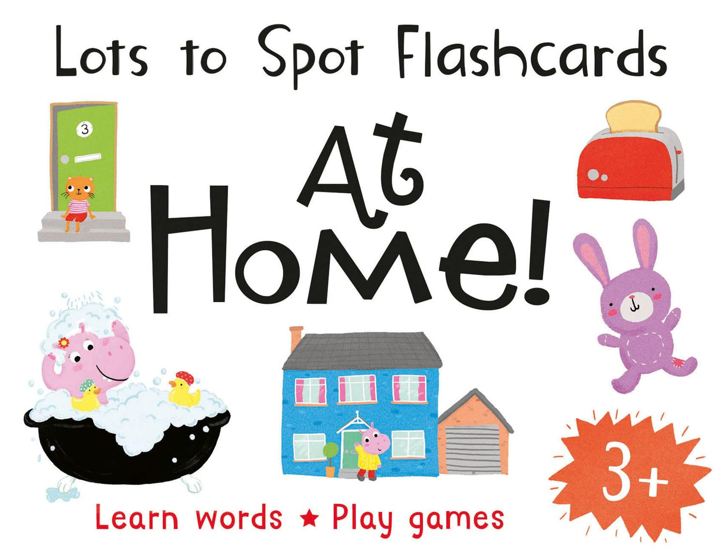 Lots to Spot Flashcards: At Home!: Educational Cards for Kids to Master Numbers and Colours Through Play