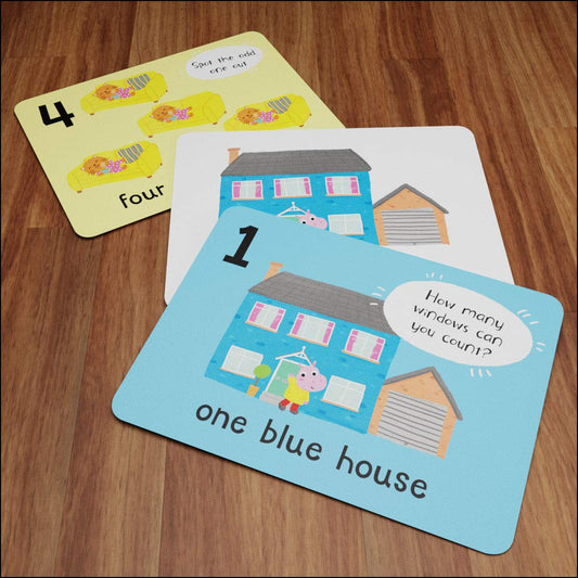 Lots to Spot Flashcards: At Home!: Educational Cards for Kids to Master Numbers and Colours Through Play