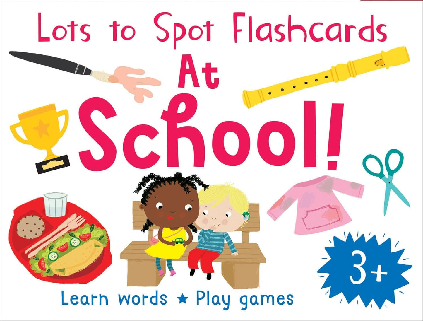 At School! Flashcards: Educational Kids Cards for Children to Build Vocabulary and Number Skills (Lots to Spot)