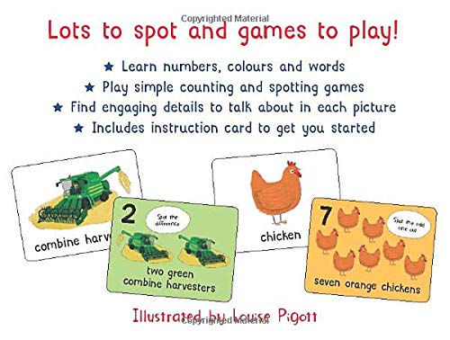 Lots to Spot Flashcards: On the Farm!: Interactive Educational Cards for Kids to Improve Vocabulary and Number Skills