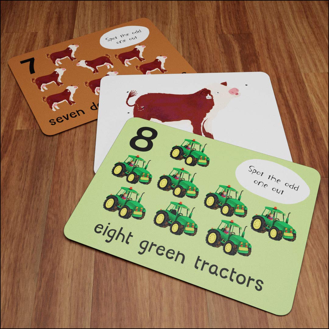 Lots to Spot Flashcards: On the Farm!: Interactive Educational Cards for Kids to Improve Vocabulary and Number Skills