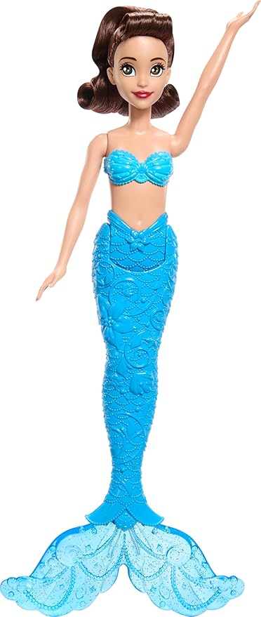Mattel Disney Princess Ariel Mermaid Fashion Doll & 2 Mermaid Sister Dolls, Posable & with Glitter Fins, Inspired by Disney The Little Mermaid Movie