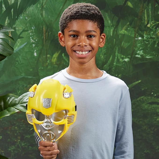 TRANSFORMERS Toys Rise of the Beasts Movie Bumblebee Roleplay Costume Mask for Ages 5 and Up, 10-inch