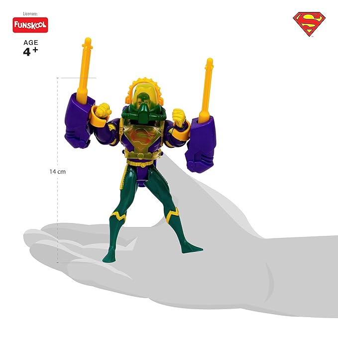 Funskool-Deep Dive Superman,Classic Action Figures with Articulation,6 inches,Collectible,for 4 Year Old Kids and Above,Toy
