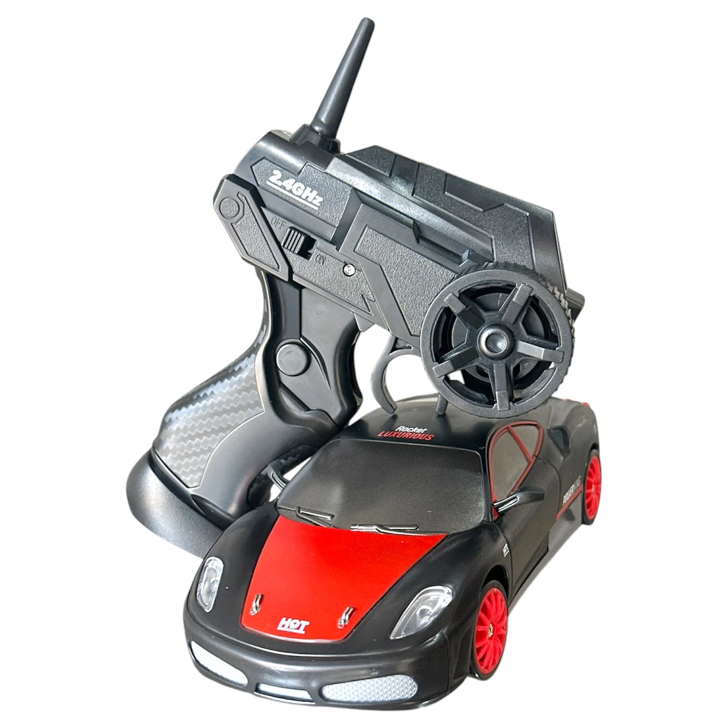 Greatest5 Toys Racing R/C Drift Returns II Remote Control Car, 1:24 Scale, Red, Ages 6+, 2.4GHz RC Drifting Model