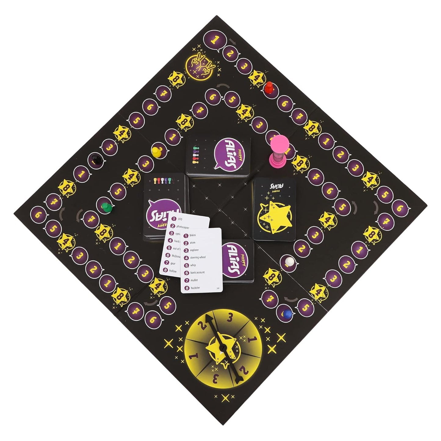 Frank Party Alias Board Games for Adults & Kids Above 15 Years | Fun for Family Games Night, 400 Word Guessing Card Game for 4 + Players | Classic Board Games for Stress Relief, Gifts for Teenagers