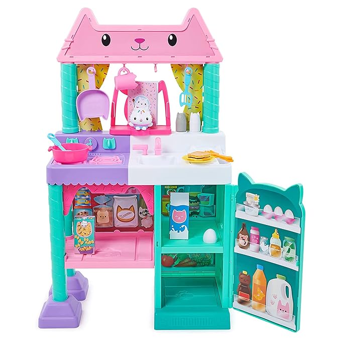 Gabby's Dollhouse Cakey Kitchen Playset with Accessories and Play Food