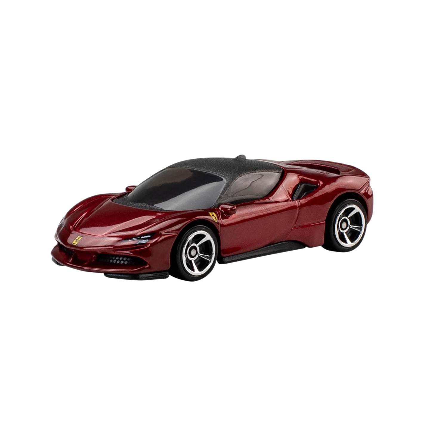 Hot Wheels Toy Ferrari Cars, Die-Cast 5-Pack in 1:64 Scale, Officially Licensed Set of 5 Ferrari Collectible Vehicles
