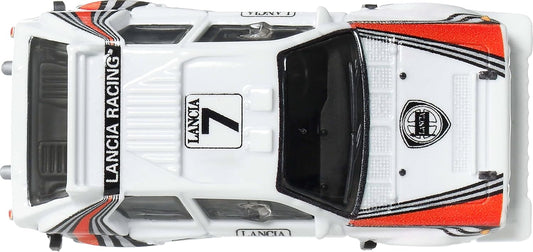 Hot Wheels Premium Car Culture Collectible Toy Car, 1:64 Scale Die-Cast Lancia Delta S4, Eurospeed Vehicle with Real Riders Tires