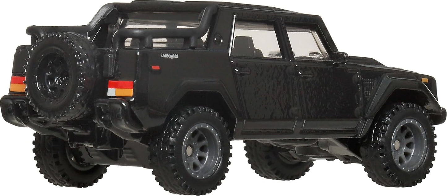 Hot Wheels® Cars, Premium Fast & Furious™ Lamborghini LM002, 1:64 Scale Die-Cast Car for Collectors Inspired by Fast & Furious™ Movie Franchise