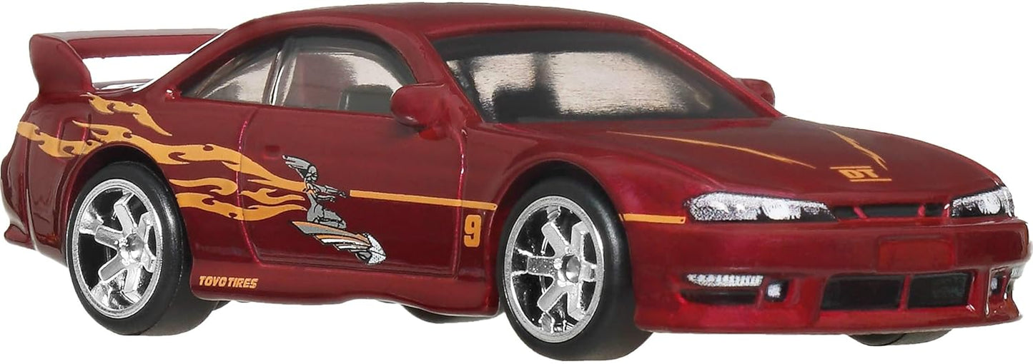 Hot Wheels® Cars, Premium Fast & Furious™ Nissan 240SX (S14), 1:64 Scale Die-Cast Car for Collectors Inspired by Fast & Furious™ Movie Franchise Visit the Hot Wheels Store