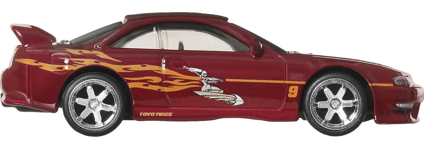 Hot Wheels® Cars, Premium Fast & Furious™ Nissan 240SX (S14), 1:64 Scale Die-Cast Car for Collectors Inspired by Fast & Furious™ Movie Franchise Visit the Hot Wheels Store