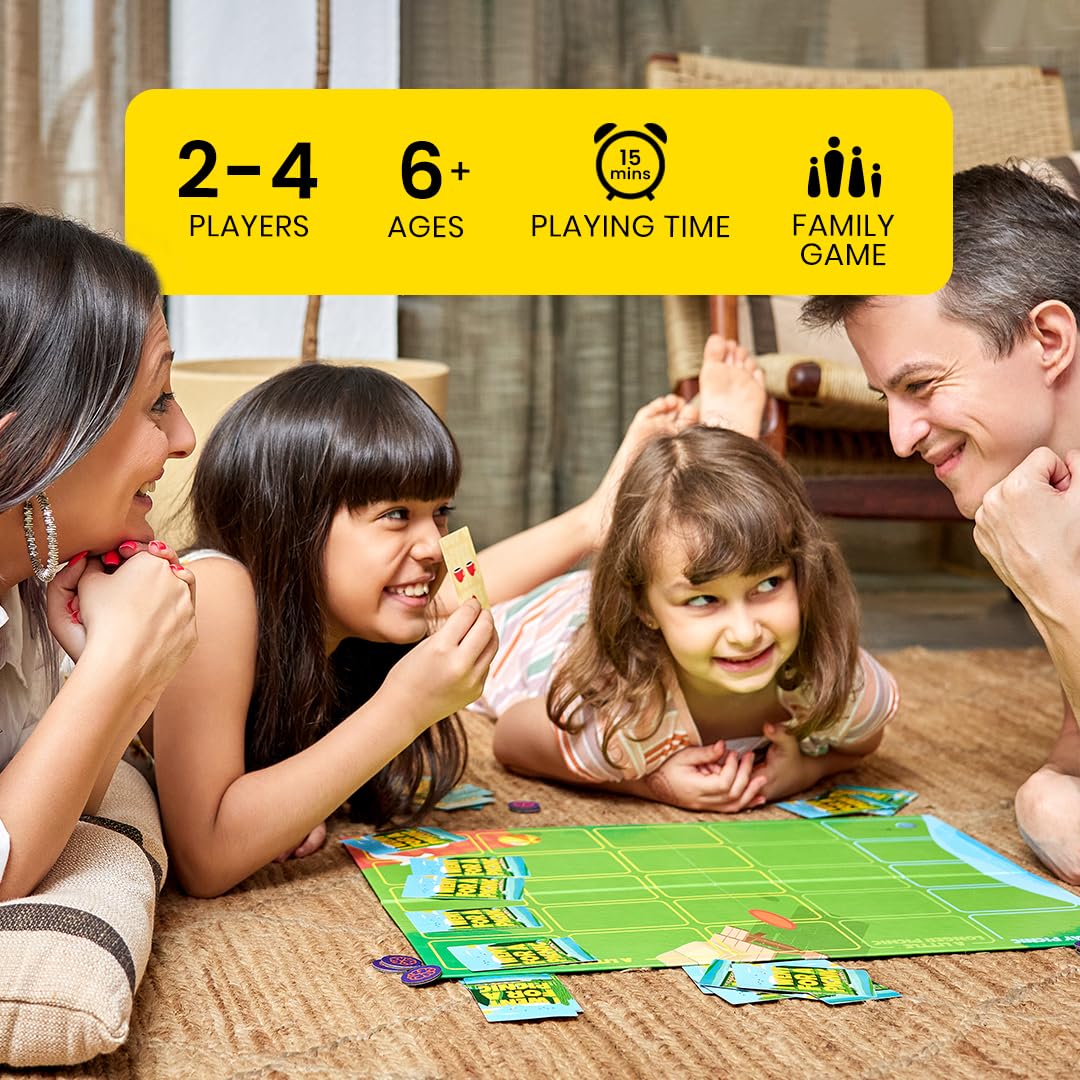 Board Game - I Went for a Picnic, Fun Memory Game for Kids Ages 6 and Up, Cognitive & Concentration Building, Gifts for Boys & Girls, 2-4 Players