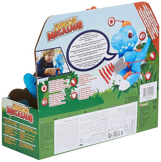 Fun Brinquedos Dragon-I Toys Junior Megasaur Touch&Talk Dino,T-Rex
