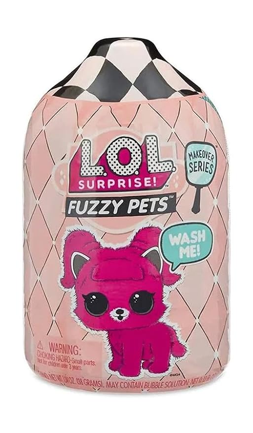 LOL Surprise! Fuzzy Pets with Washable Fuzz Series 2