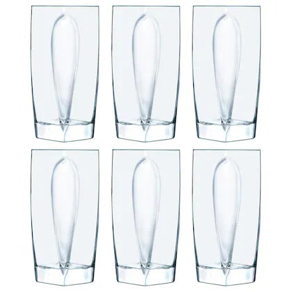 LUMINARC Flame Transparent Glass Tumbler - 300ml - Set of 6