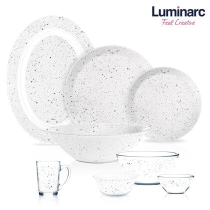 Luminarc Ingmar White Simply 33Pc Dinner Set- New
