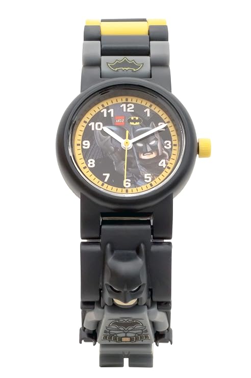 LEGO Batman Buildable Kids Watch 8021568, Analog, Black