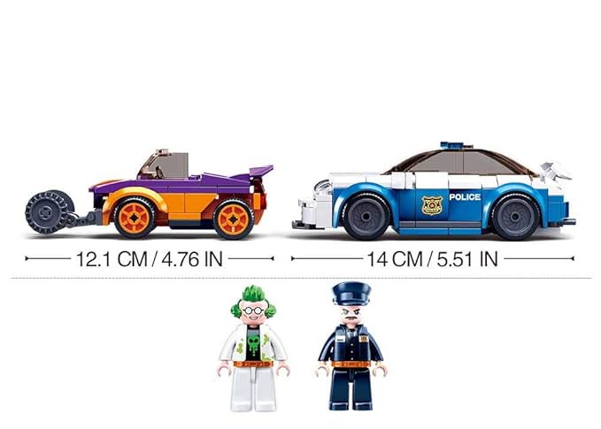 Sluban Police – MANHUNT ON Highway (264 Pieces) Building Blocks Kit for Boys and Girls Aged 8 Years and Above Creative Construction Set Blocks Compatible with Other Leading Brands BIS Certified