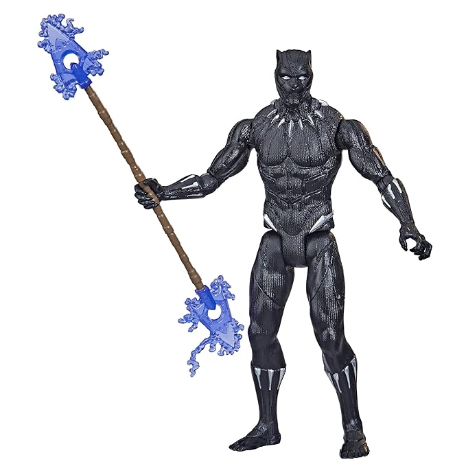 Marvel Black Panther Studios Legacy Collection Black Panther Toy, 6-Inch-Scale Collectible Action Figure, Toys for Kids Ages 4 and Up