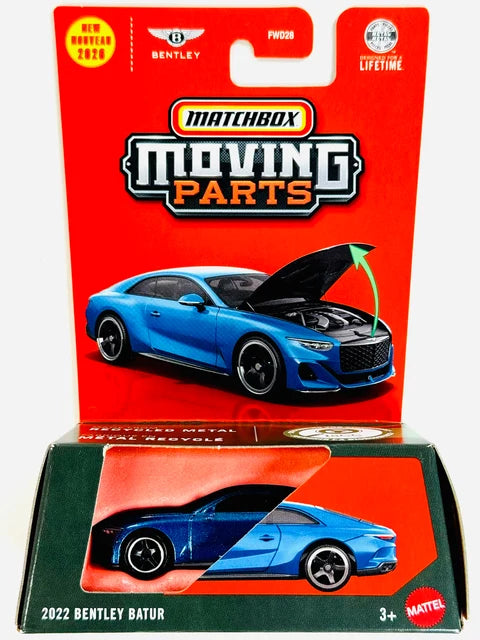 Matchbox 2026 Moving Parts Case Q 2022 Bentley Batur - Damaged Card