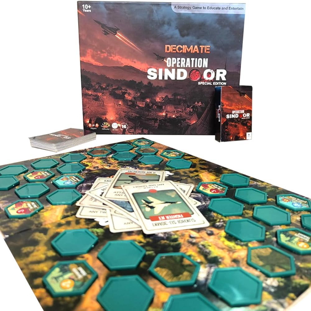 Toy Kraftt Enter the Battlefield with Decimate Operation Sindoor : Special Edition A Strategy Game For Kids | 10+ Years