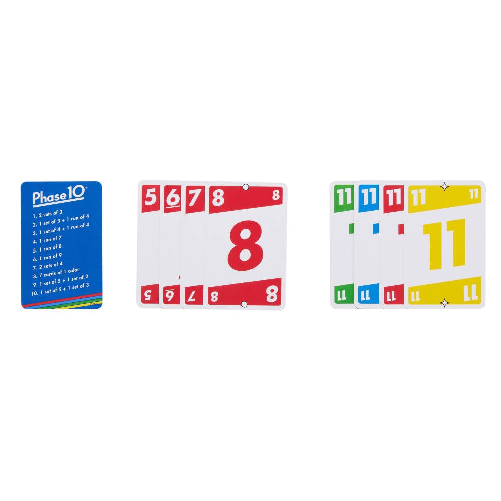 Mattel Phase 10 Card Game for Kid (Multicolour)