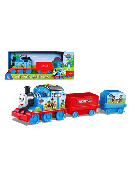 Thomas Pup Buddies Train Toy with Sound and Music – Kids Cartoon Steam Engine Train