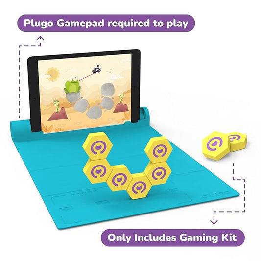 Shifu Plugo Link - Without Gamepad - AR Stem Toy | Fun Magnetic Building Blocks | Educational Engineering, Ages 5-10 Year Old Boys & Girls (App Based), Multicolor (Model Number: Shifu019WG)