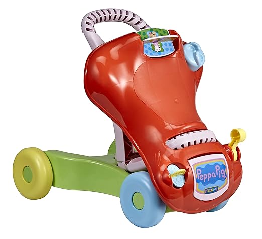 PLAYSKOOL Step Start Walk 'N Ride Peppa Pig Active 2-in-1 Ride-On and Walker Toy for Toddlers and Babies 9 Months and Up,Multicolor