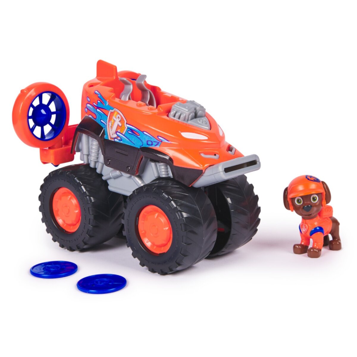 Winmagic Paw Patrol Rescue Wheels Zuma’s Hovercraft Amazing Toy Truck with Projectile Launcher, Collectible Action Figure for Kids 3+ Years