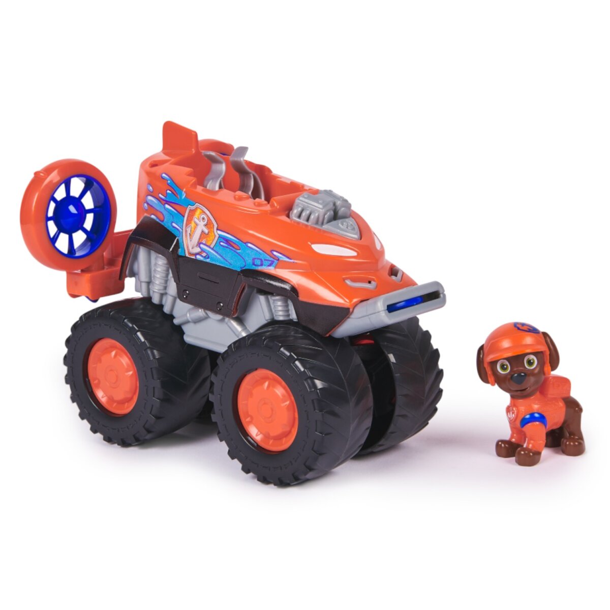 Winmagic Paw Patrol Rescue Wheels Zuma’s Hovercraft Amazing Toy Truck with Projectile Launcher, Collectible Action Figure for Kids 3+ Years