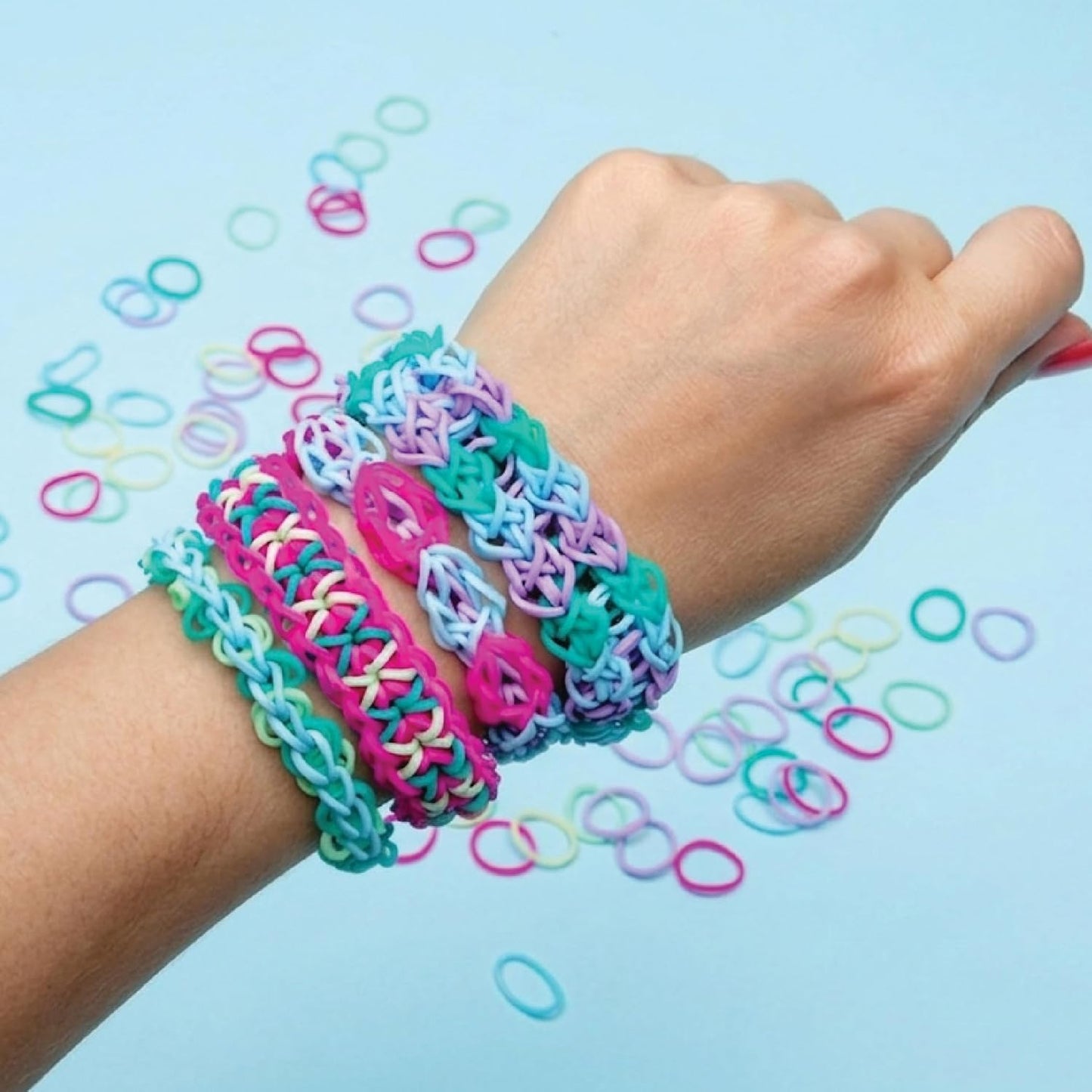 Imagimake Ultimate Mega Combo Kit | 2700+ Bands, Beads, Charms with Auto Loom Tool | DIY Art & Craft kit | Creative Gift for Girls Age 7+