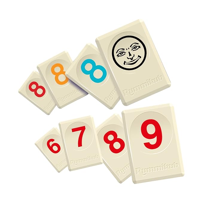 Funskool Original Rummikub Number, Classic Tile Game for Kids, 2-4 Players, Educational, Fun & Engaging, Perfect for Family Game Nights, Fast-Paced and Easy to Learn, Gift Set for Kids, Ages 7+ Years