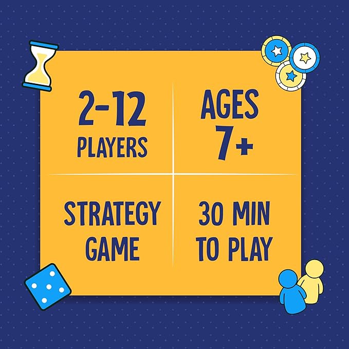Funskool The Original Sequence, Strategy Game, Card Game, Board Game for Kids, Adults, Families, Educational, 2 to 12 Players, Family Fun, Activity Toy for Childrens, Gift Set for Kid, Ages 7+ Years Visit the Funskool Store