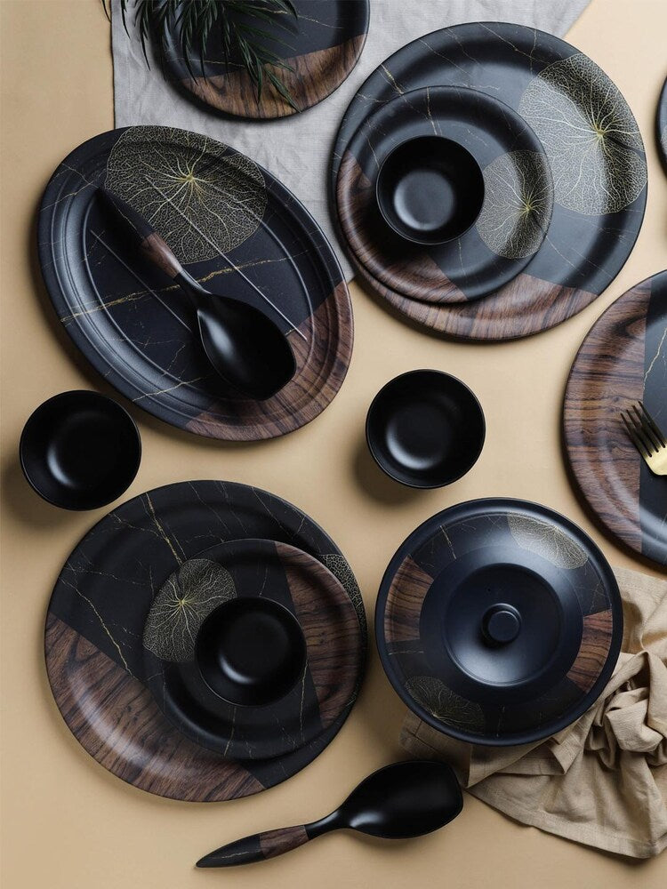 Servewell Persian Matte 31 Piece Melamine Dinner Set - Arid