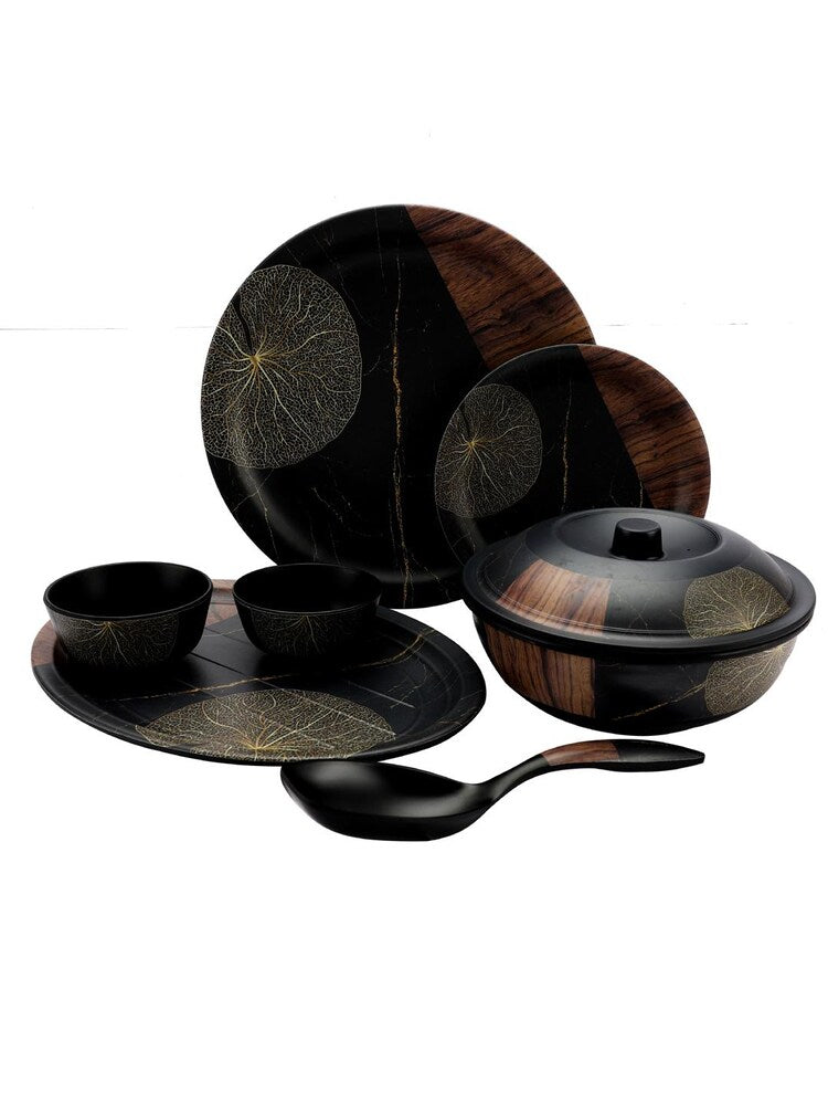 Servewell Persian Matte 31 Piece Melamine Dinner Set - Arid