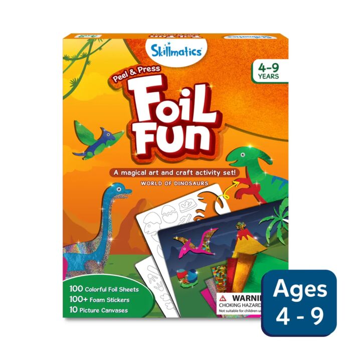 Skillmatics  Foil Fun  World Of Dinosaurs  Age 4-9