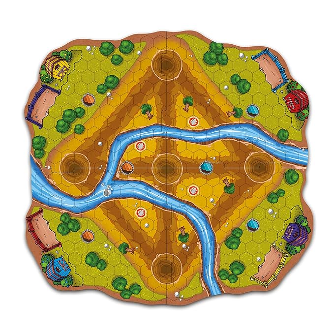 Funskool Games Tornado Force 2-4 Players, Strategic Board Game for Boys and Girls, Family Game, Party Game, Fun Game, Multicolor,Ages : 6 Years +