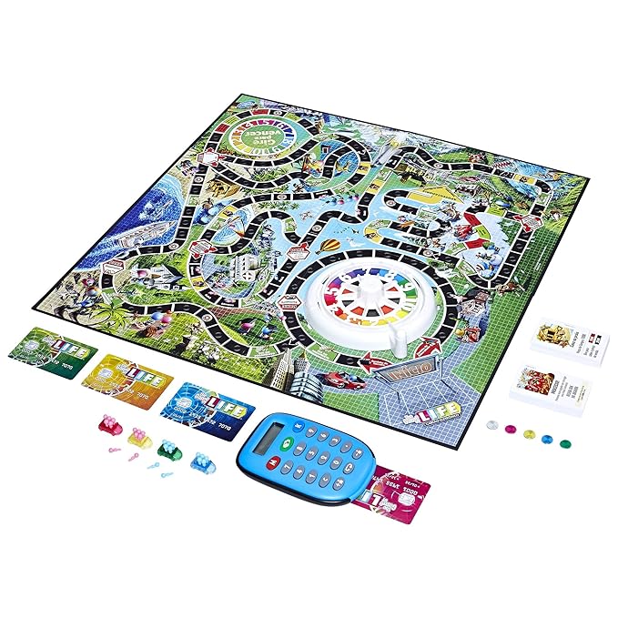 The Game of Life Electronic Banking Board Game, Electronic Banking Unit and Bank Cards, Board Games for Kids Ages 8 and Up, Family Games, Family Gifts
