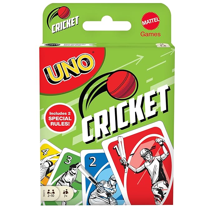Mattel Uno Cricket Card Game,Kid,
