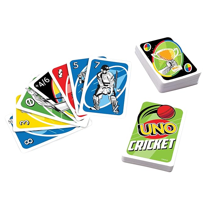 Mattel Uno Cricket Card Game,Kid,