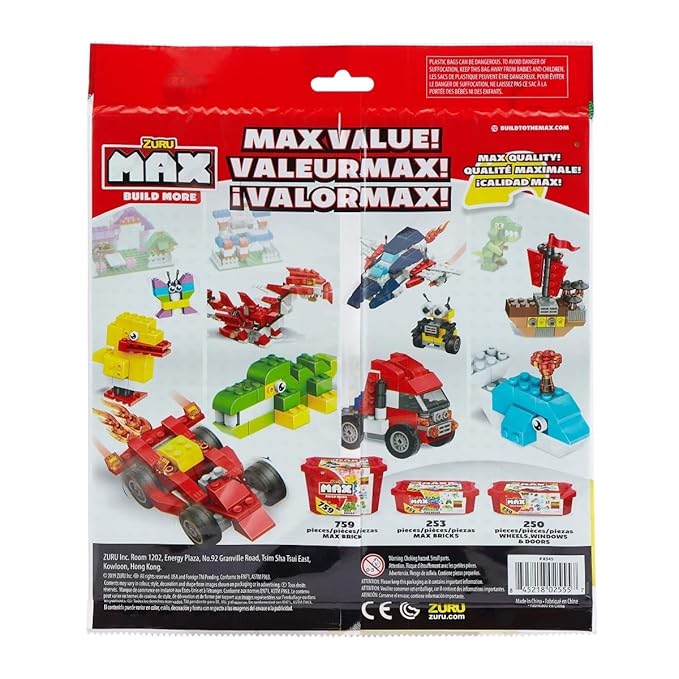 Zuru Max Build More - Max Base (Colors May Vary), Multicolor